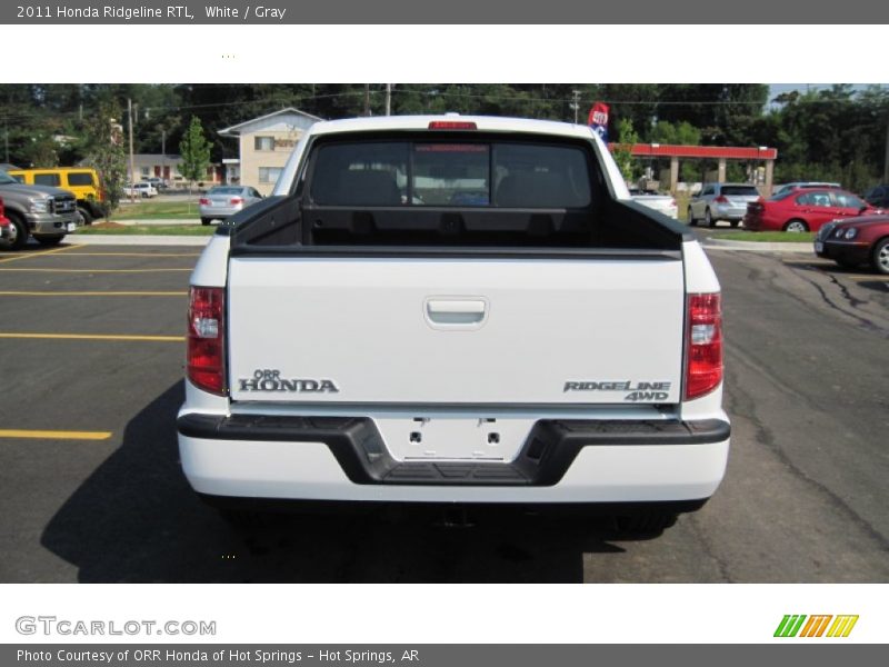 White / Gray 2011 Honda Ridgeline RTL