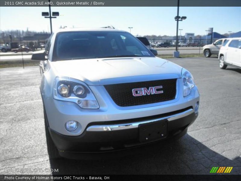 Quicksilver Metallic / Ebony 2011 GMC Acadia SLE AWD