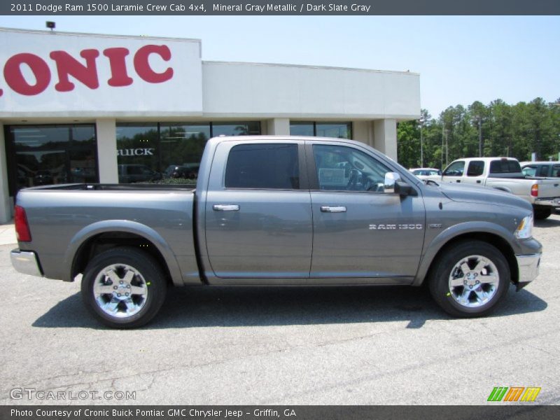 Mineral Gray Metallic / Dark Slate Gray 2011 Dodge Ram 1500 Laramie Crew Cab 4x4