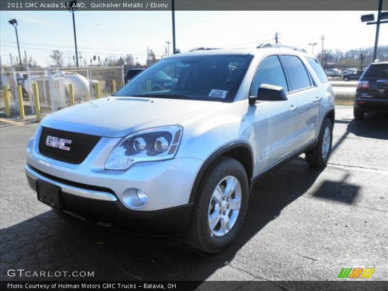 Quicksilver Metallic / Ebony 2011 GMC Acadia SLE AWD