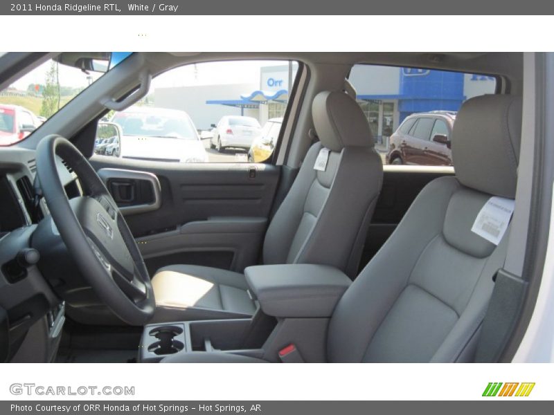 White / Gray 2011 Honda Ridgeline RTL