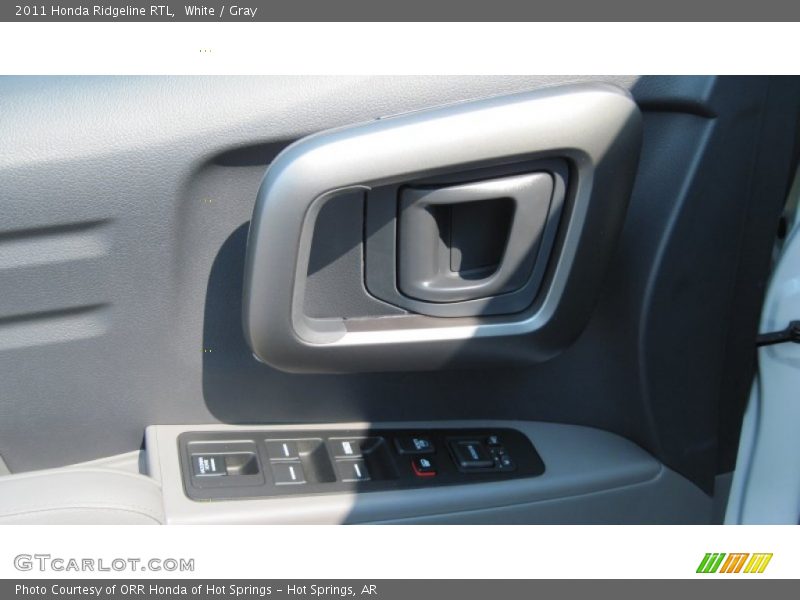 White / Gray 2011 Honda Ridgeline RTL