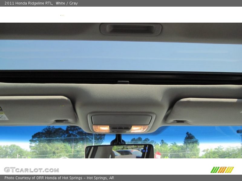 White / Gray 2011 Honda Ridgeline RTL