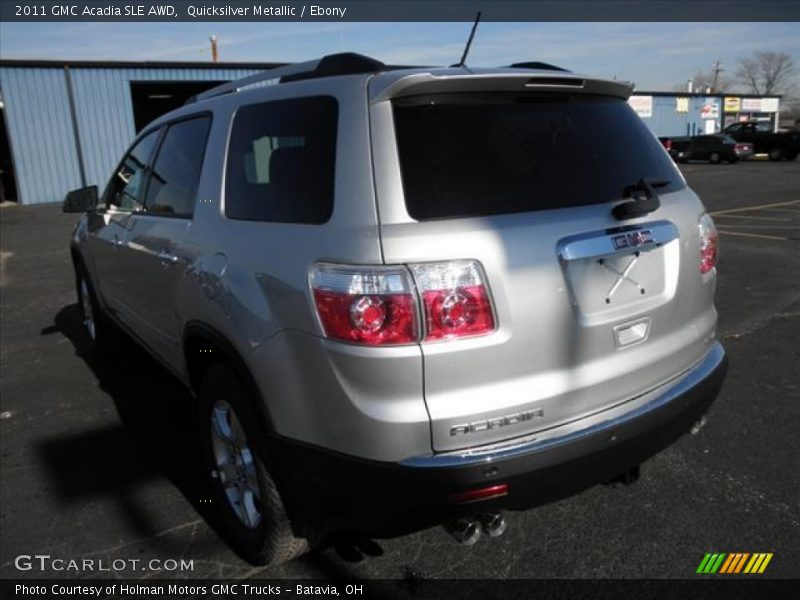 Quicksilver Metallic / Ebony 2011 GMC Acadia SLE AWD