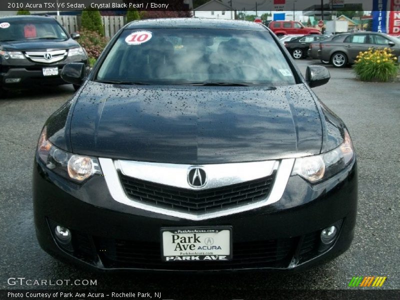 Crystal Black Pearl / Ebony 2010 Acura TSX V6 Sedan