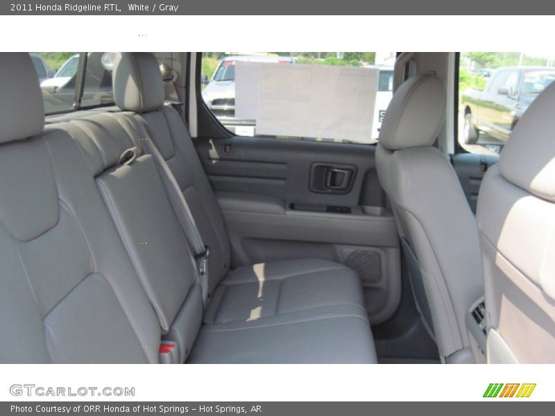 White / Gray 2011 Honda Ridgeline RTL