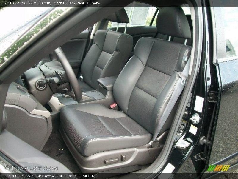  2010 TSX V6 Sedan Ebony Interior