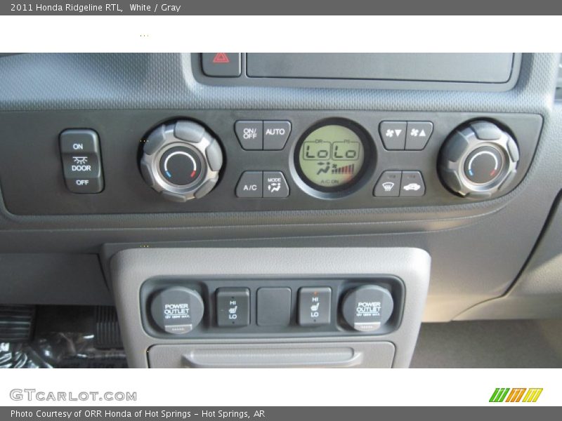 Controls of 2011 Ridgeline RTL