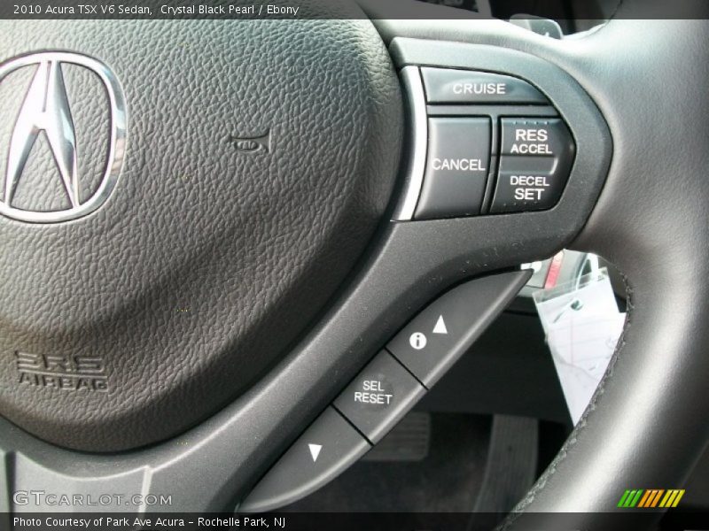 Controls of 2010 TSX V6 Sedan