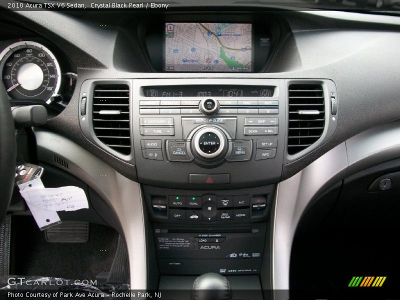 Controls of 2010 TSX V6 Sedan