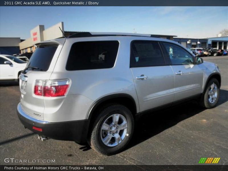 Quicksilver Metallic / Ebony 2011 GMC Acadia SLE AWD
