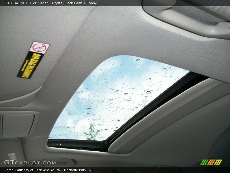 Crystal Black Pearl / Ebony 2010 Acura TSX V6 Sedan