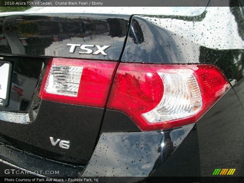Crystal Black Pearl / Ebony 2010 Acura TSX V6 Sedan