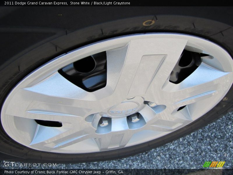 Stone White / Black/Light Graystone 2011 Dodge Grand Caravan Express