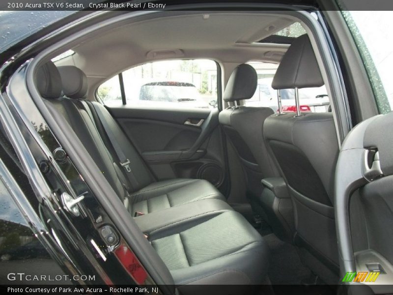  2010 TSX V6 Sedan Ebony Interior