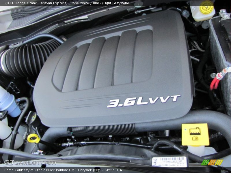 Stone White / Black/Light Graystone 2011 Dodge Grand Caravan Express