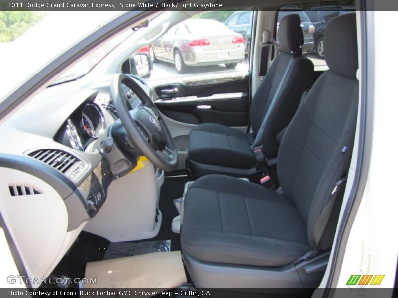 Stone White / Black/Light Graystone 2011 Dodge Grand Caravan Express
