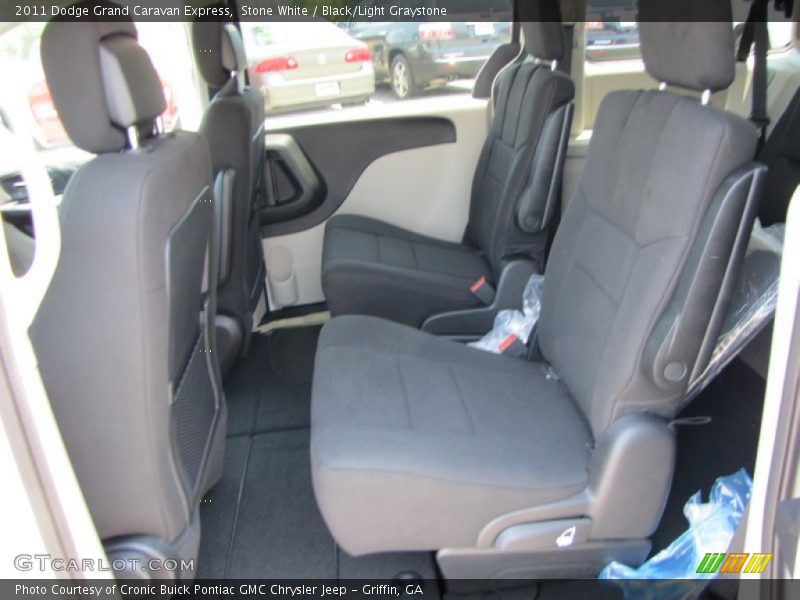 Stone White / Black/Light Graystone 2011 Dodge Grand Caravan Express