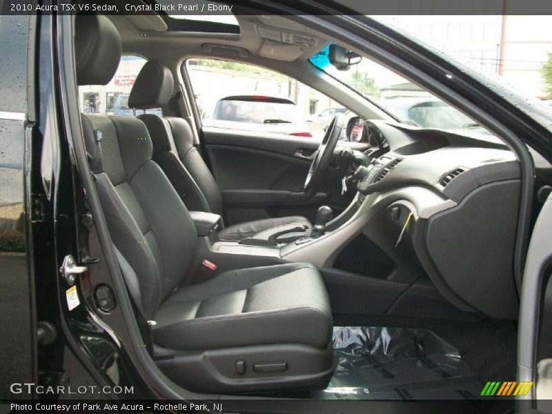  2010 TSX V6 Sedan Ebony Interior
