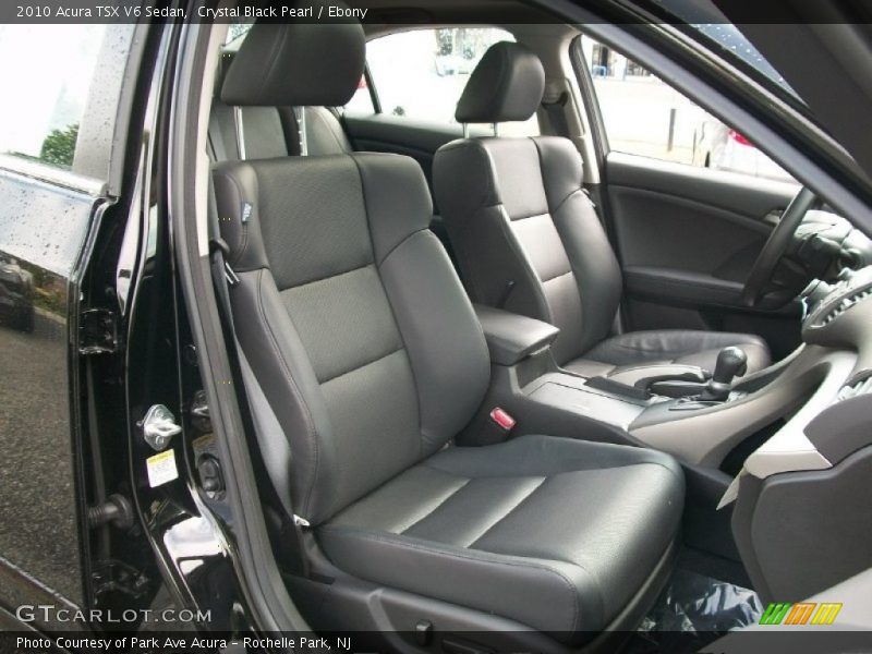  2010 TSX V6 Sedan Ebony Interior