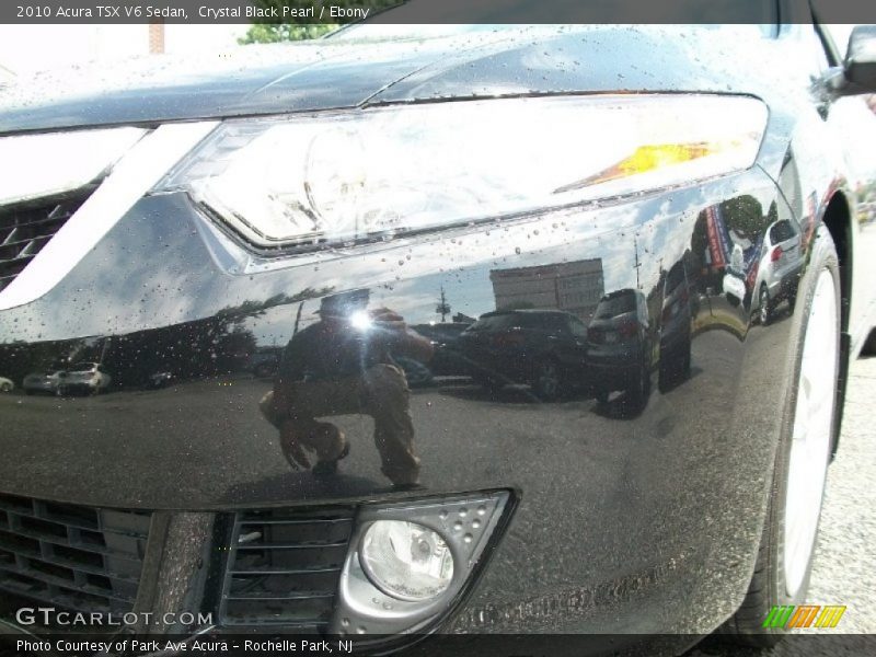 Crystal Black Pearl / Ebony 2010 Acura TSX V6 Sedan