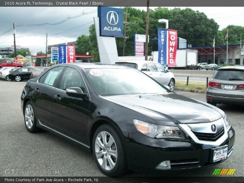 Crystal Black Pearl / Ebony 2010 Acura RL Technology