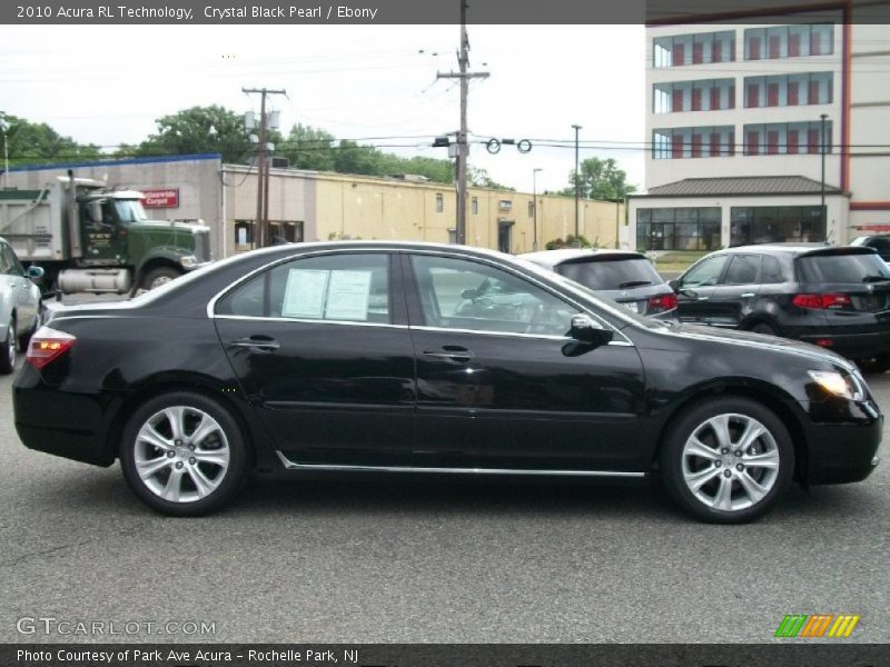 Crystal Black Pearl / Ebony 2010 Acura RL Technology