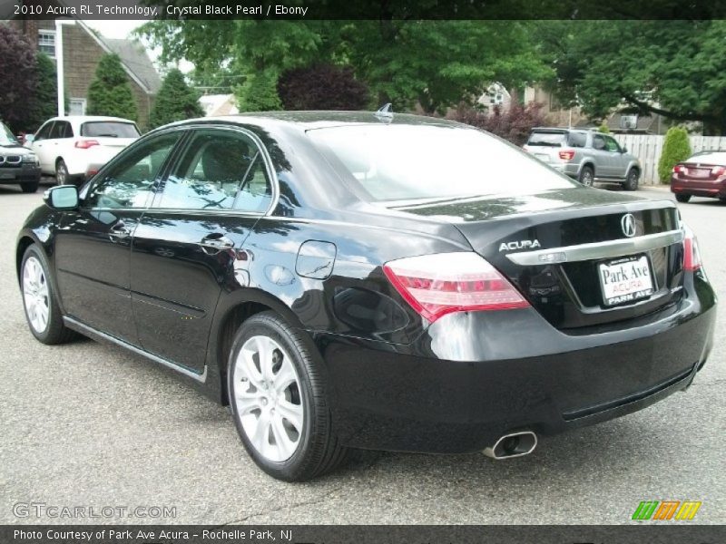 Crystal Black Pearl / Ebony 2010 Acura RL Technology
