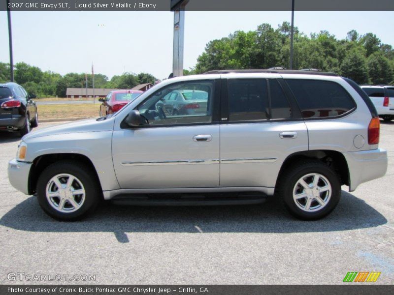 Liquid Silver Metallic / Ebony 2007 GMC Envoy SLT