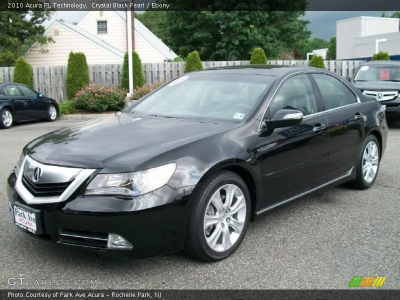 Crystal Black Pearl / Ebony 2010 Acura RL Technology