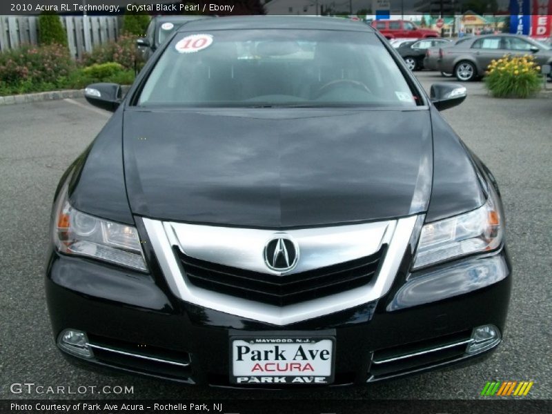 Crystal Black Pearl / Ebony 2010 Acura RL Technology