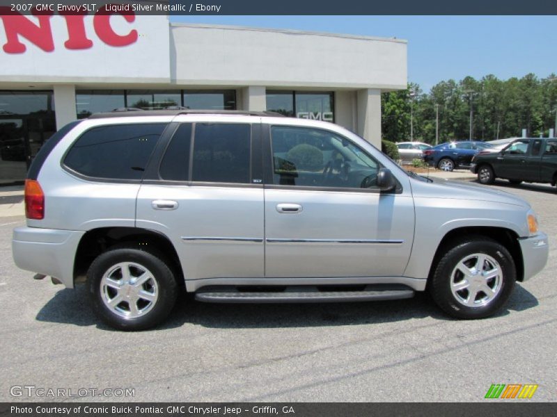 Liquid Silver Metallic / Ebony 2007 GMC Envoy SLT