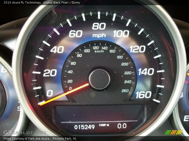 Crystal Black Pearl / Ebony 2010 Acura RL Technology