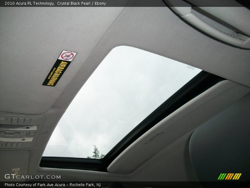Crystal Black Pearl / Ebony 2010 Acura RL Technology