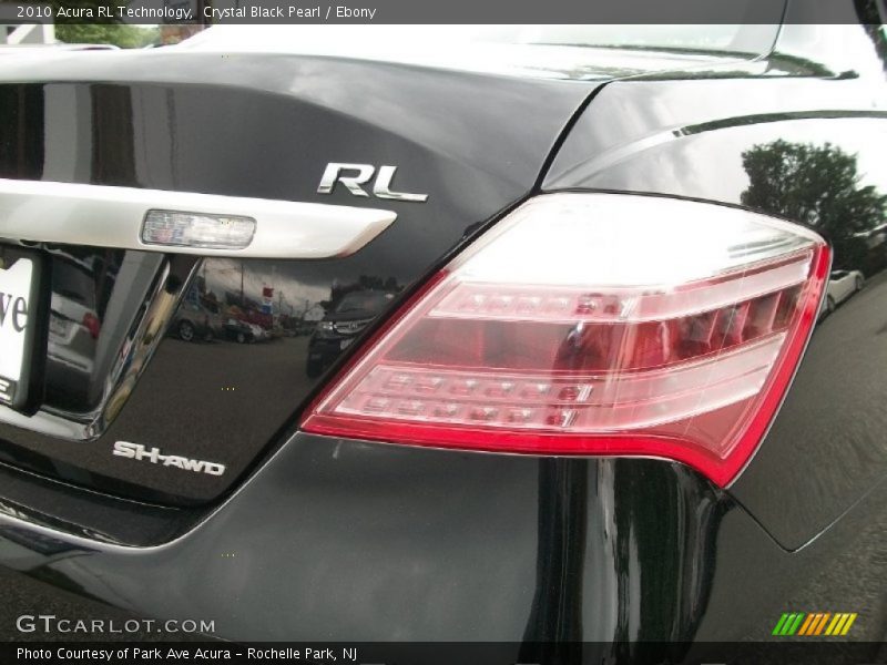 Crystal Black Pearl / Ebony 2010 Acura RL Technology