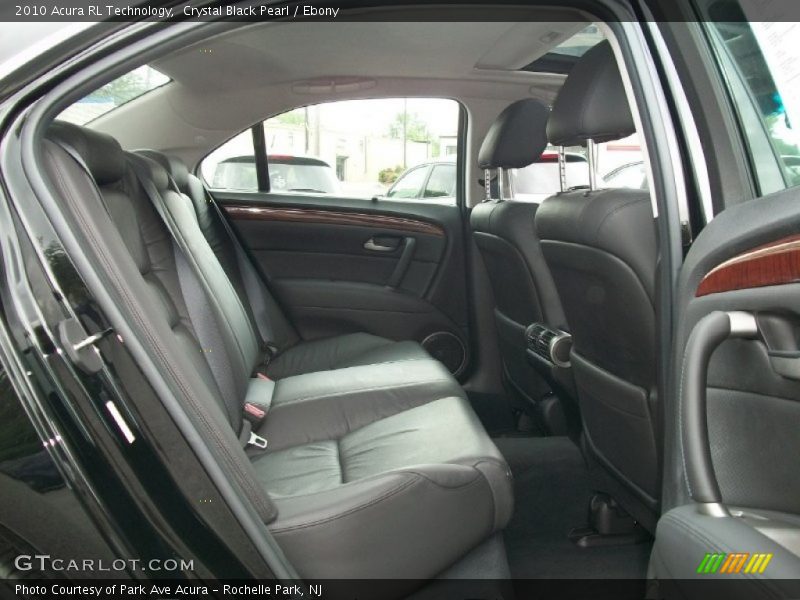 Crystal Black Pearl / Ebony 2010 Acura RL Technology