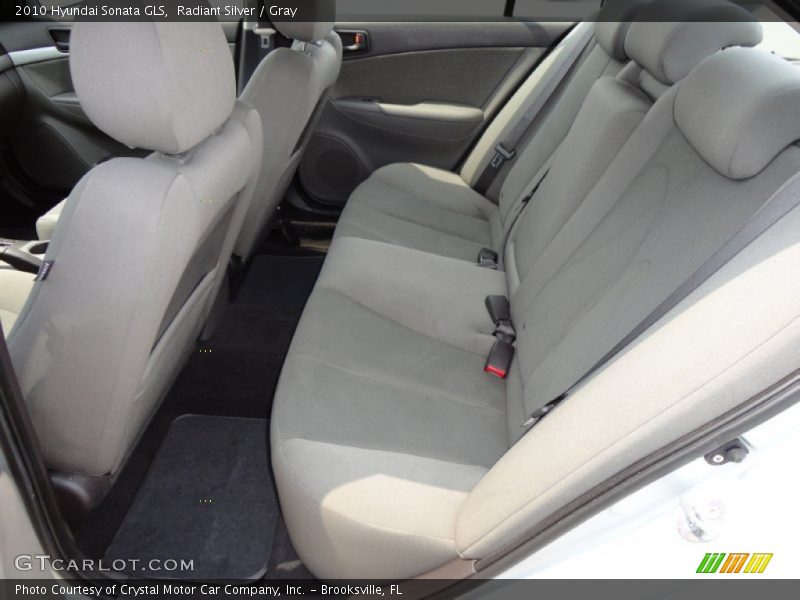 Radiant Silver / Gray 2010 Hyundai Sonata GLS