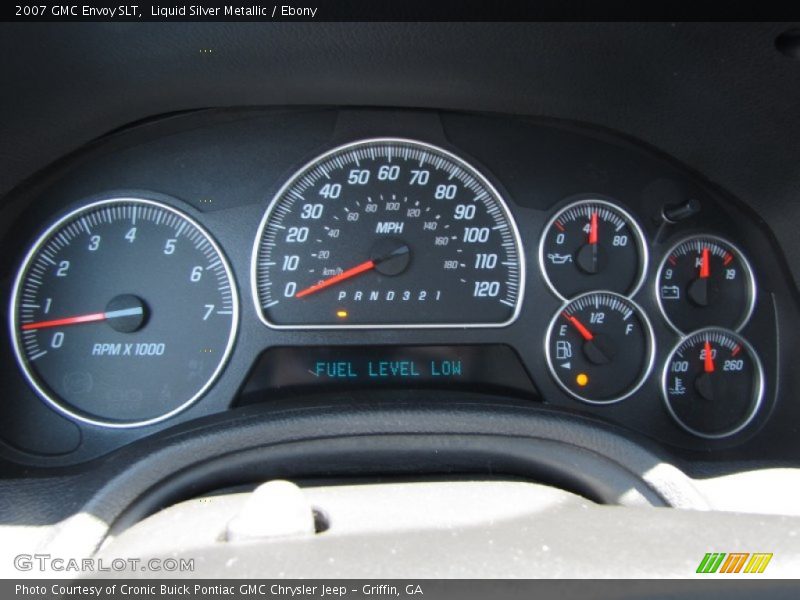 Liquid Silver Metallic / Ebony 2007 GMC Envoy SLT