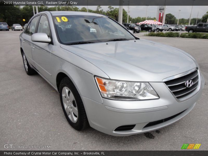 Front 3/4 View of 2010 Sonata GLS