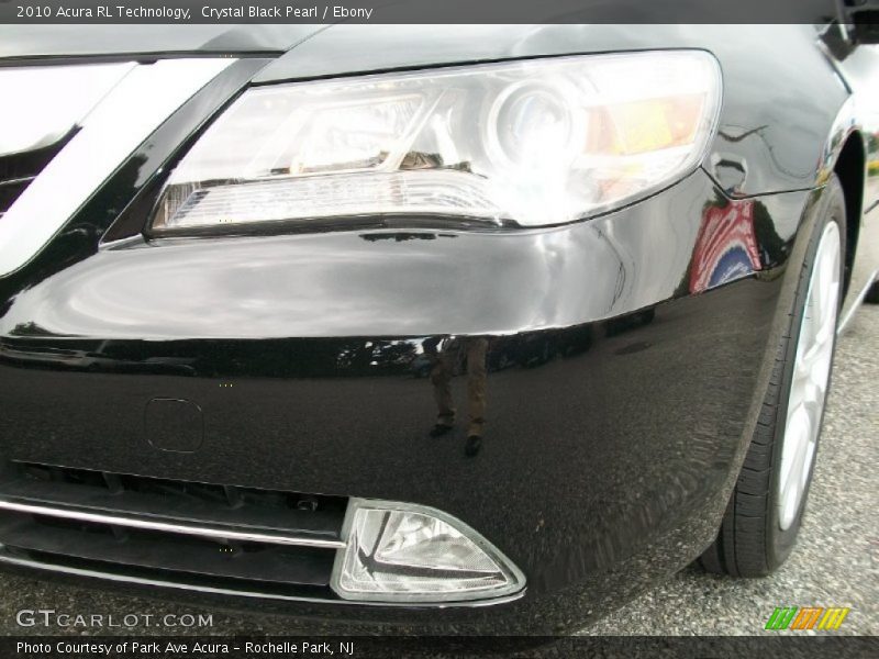 Crystal Black Pearl / Ebony 2010 Acura RL Technology