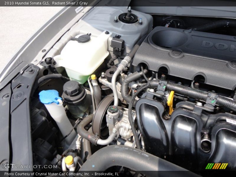 Radiant Silver / Gray 2010 Hyundai Sonata GLS