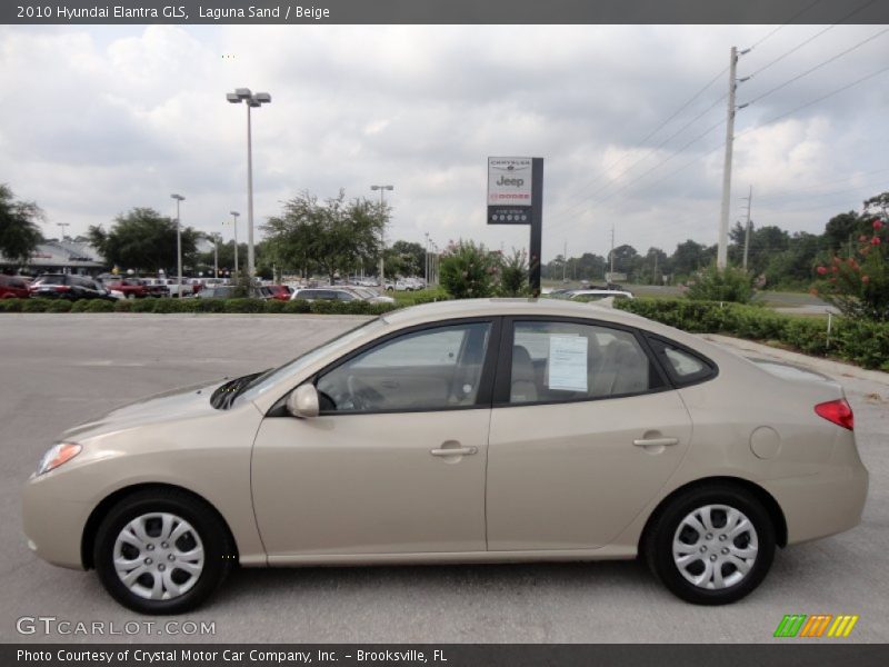 Laguna Sand / Beige 2010 Hyundai Elantra GLS