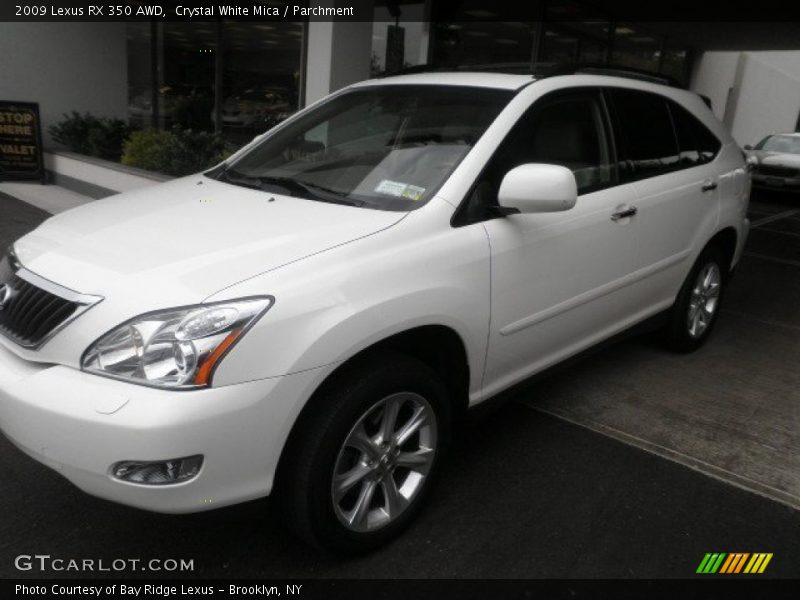 Crystal White Mica / Parchment 2009 Lexus RX 350 AWD