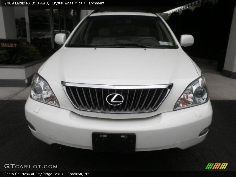Crystal White Mica / Parchment 2009 Lexus RX 350 AWD
