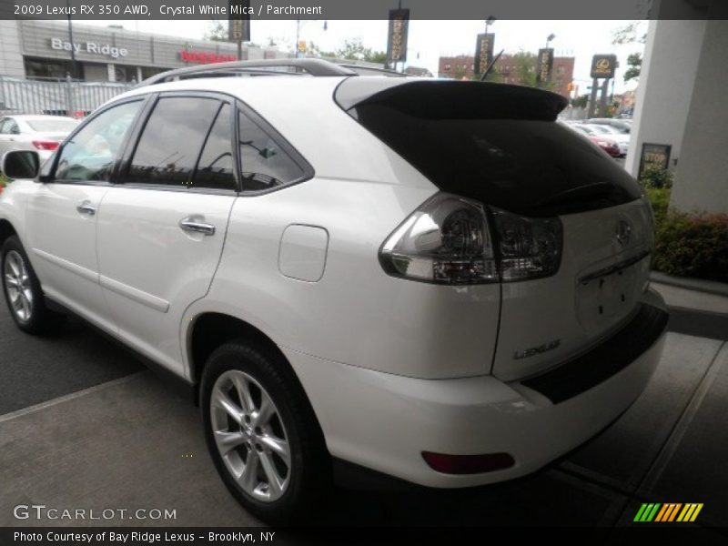 Crystal White Mica / Parchment 2009 Lexus RX 350 AWD