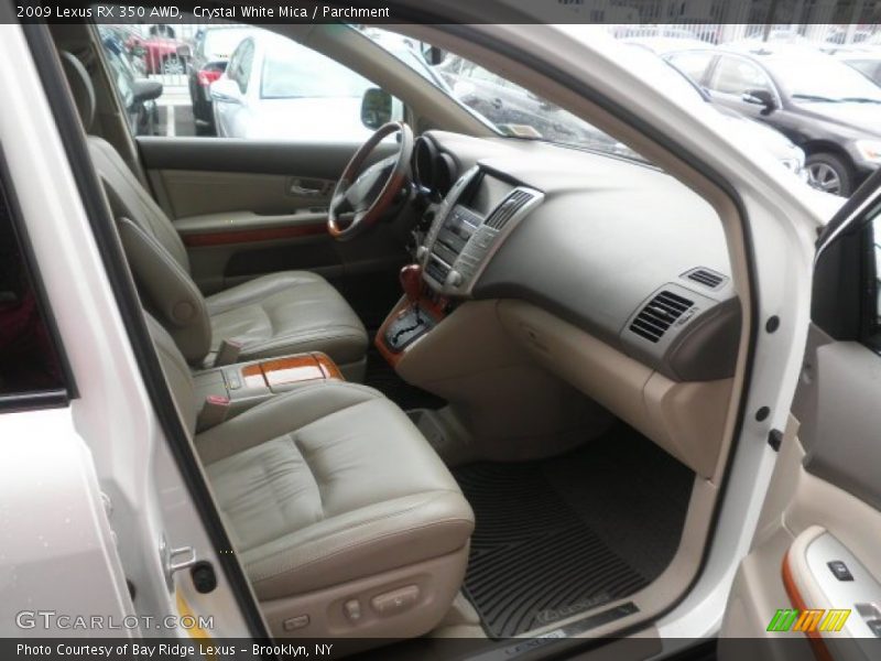 Crystal White Mica / Parchment 2009 Lexus RX 350 AWD