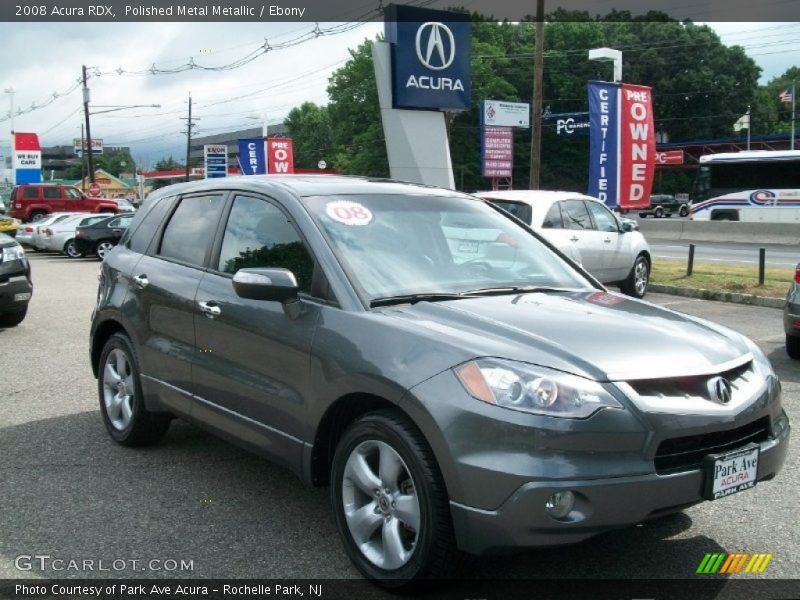Polished Metal Metallic / Ebony 2008 Acura RDX
