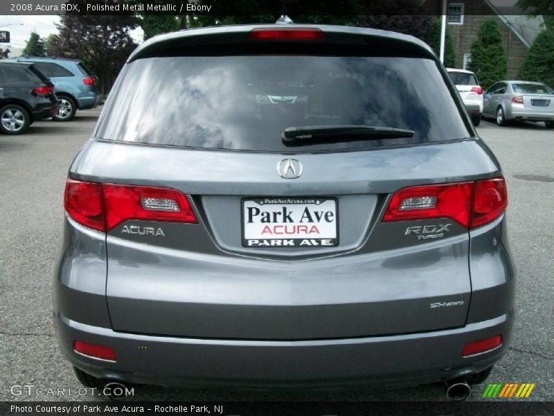 Polished Metal Metallic / Ebony 2008 Acura RDX
