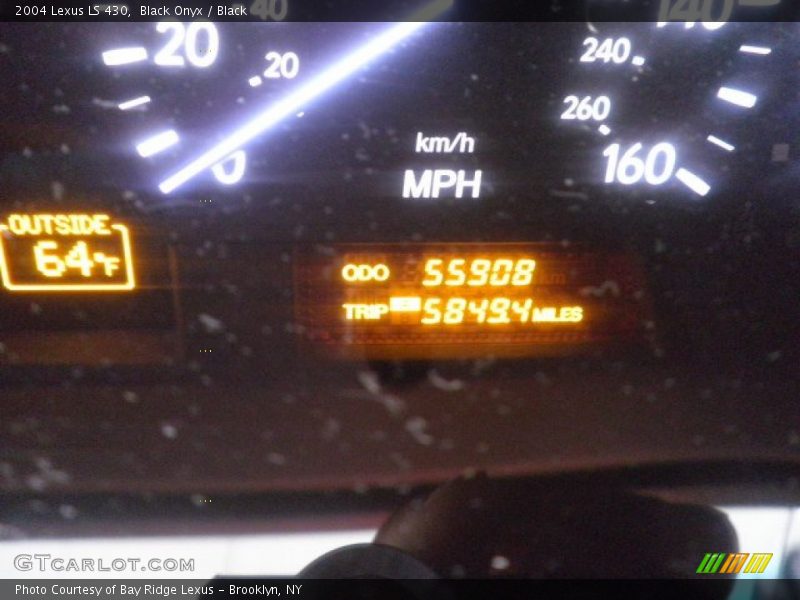 Black Onyx / Black 2004 Lexus LS 430