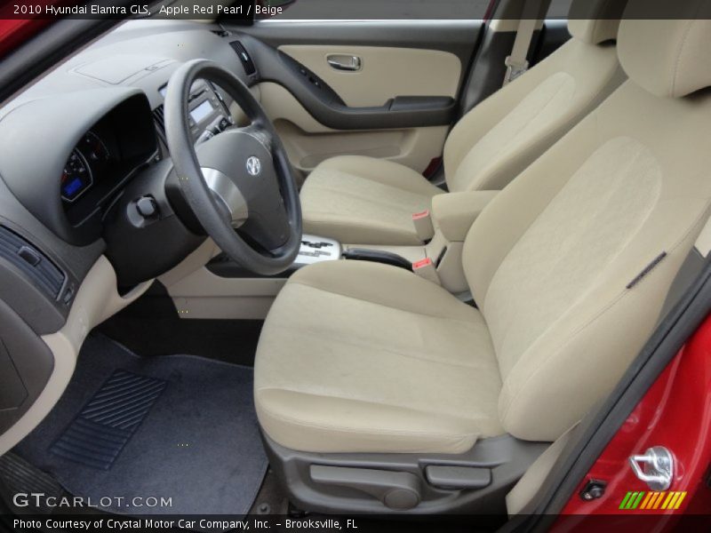Apple Red Pearl / Beige 2010 Hyundai Elantra GLS